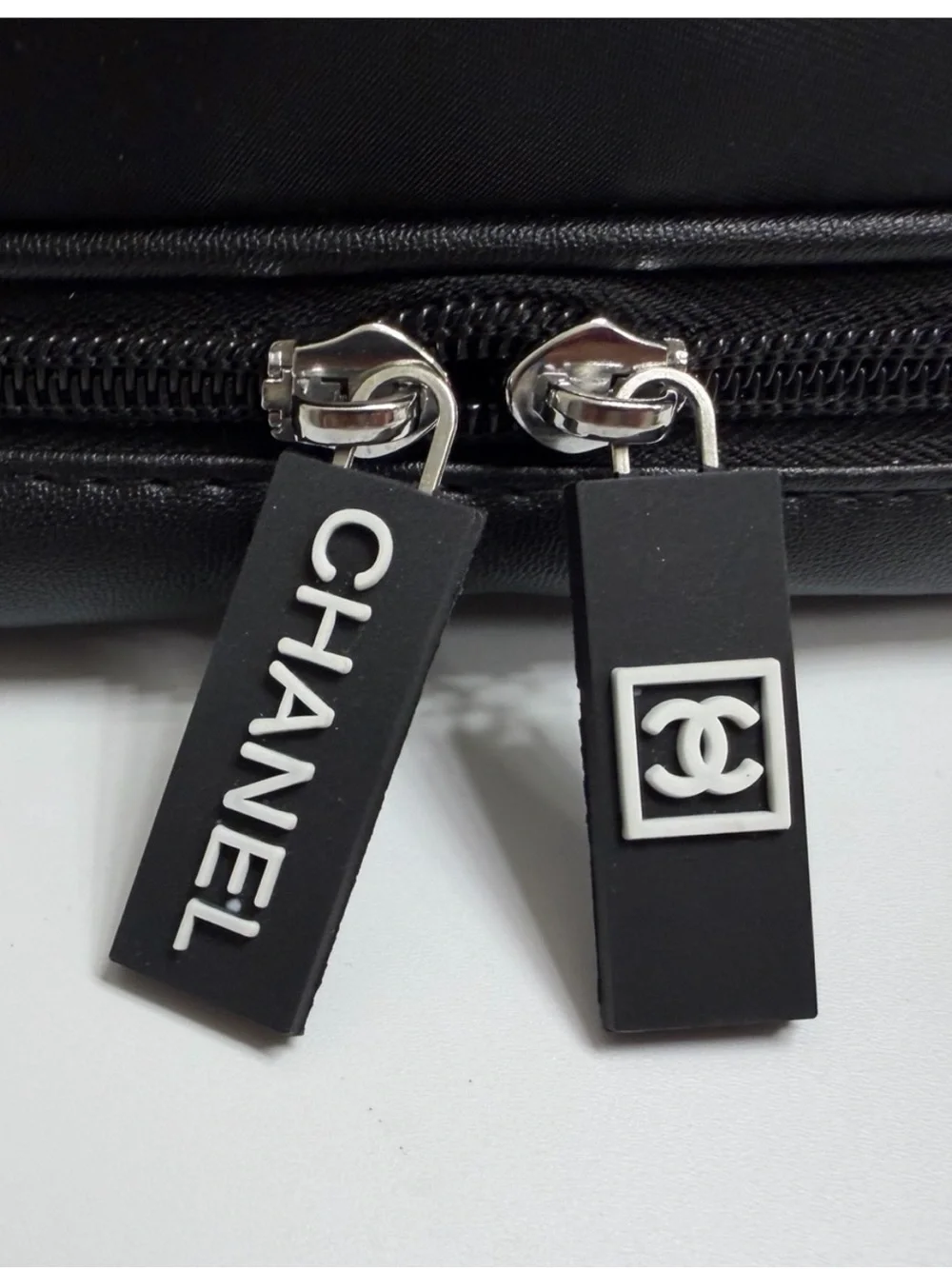 CHANEL VIP GWP nylon black cosmetic / essentials bag